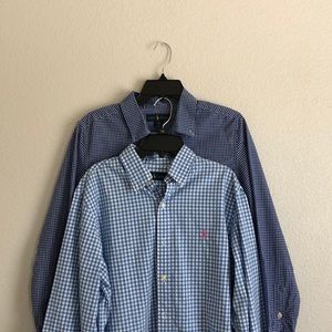 Lot of 2 Men’s Polo Ralph Lauren dress shirt